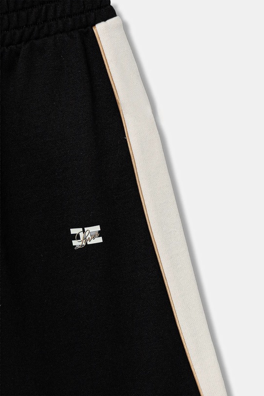Fete Elisabetta Franchi pantaloni de trening din bumbac EFPA299.0.FF002 negru