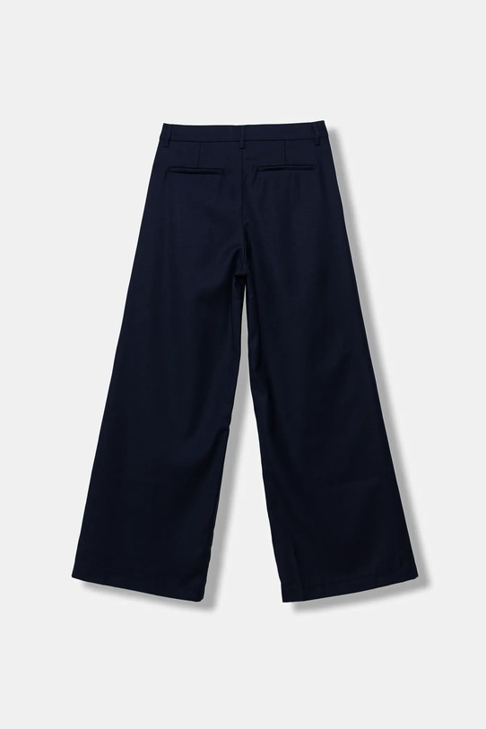 Detské vlnené nohavice Pinko KFPA037.C.ML025 tmavomodrá AW25