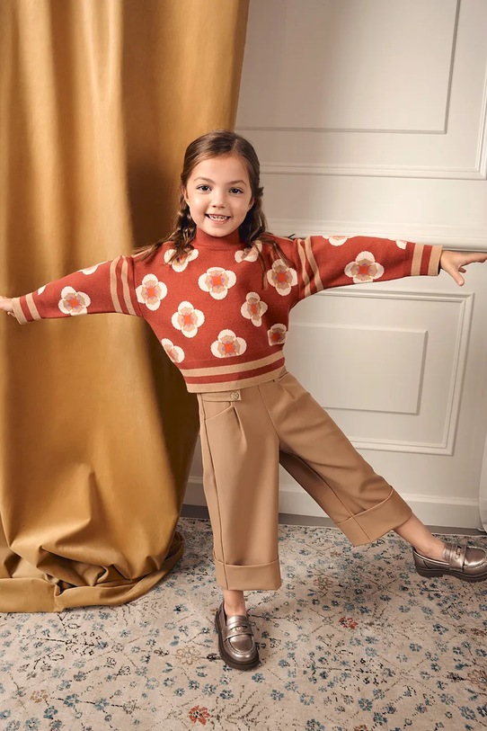 Abel&Lula pantaloni copii 5724.6.Mini.9BYA maro