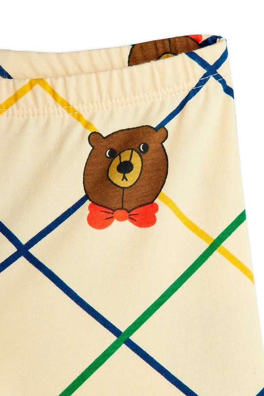 Mini Rodini spodnie dresowe dziecięce Bear beżowy 25730136