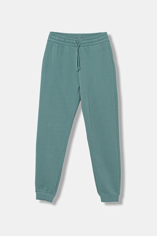 United Colors of Benetton pantaloni de trening din bumbac pentru copii bumbac turcoaz 3J68CF02H.G.Season.9BYA
