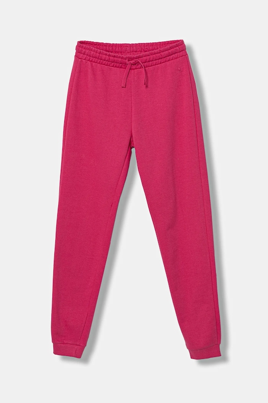 United Colors of Benetton pantaloni de trening din bumbac pentru copii bumbac roz 3J68CF02H.G.Season.9BYA