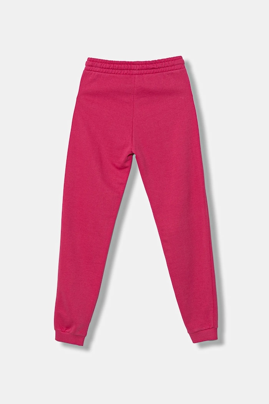 United Colors of Benetton pantaloni de trening din bumbac pentru copii 3J68CF02H.G.Season.9BYA roz AW25