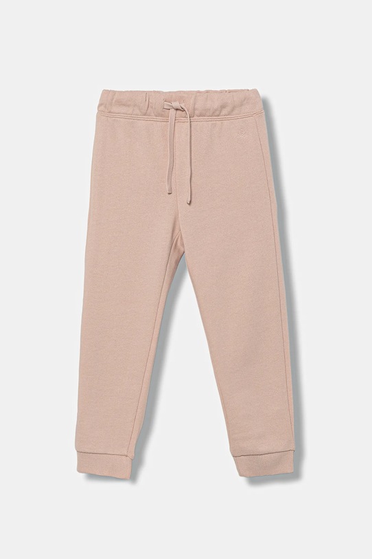 United Colors of Benetton spodnie dresowe bawełniane dziecięce bawełna różowy 3J70GF01N.P.Season.9BYA
