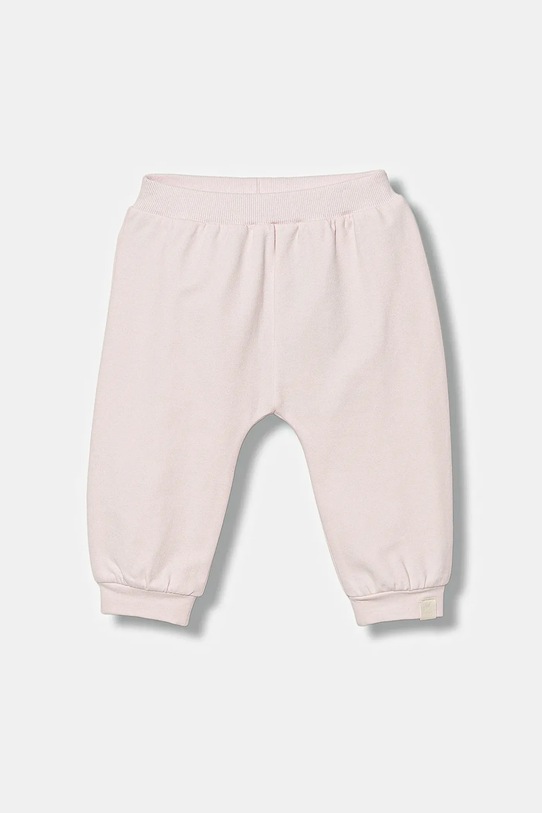 United Colors of Benetton spodnie dresowe niemowlęce z elastanem różowy 3MDSAF02C.G.W.seasonal