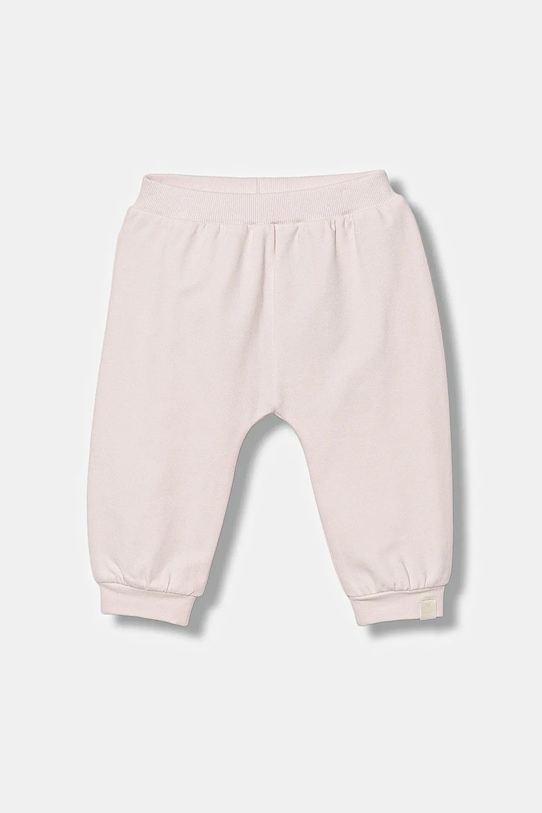 Donji dio trenirke za bebe United Colors of Benetton bez uzorka roza 3MDSAF02C.G.W.seasonal
