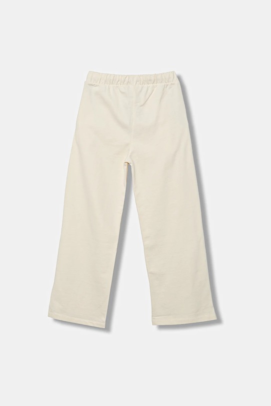 United Colors of Benetton spodnie dresowe bawełniane dziecięce 3NBMCF06K.G.seasonal beżowy AW25