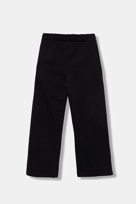 United Colors of Benetton spodnie dresowe bawełniane dziecięce 3NBMCF06K.G.seasonal czarny AW25