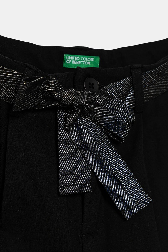 Dziewczynka United Colors of Benetton spodnie dziecięce 43ZGCF053.G.seasonal czarny