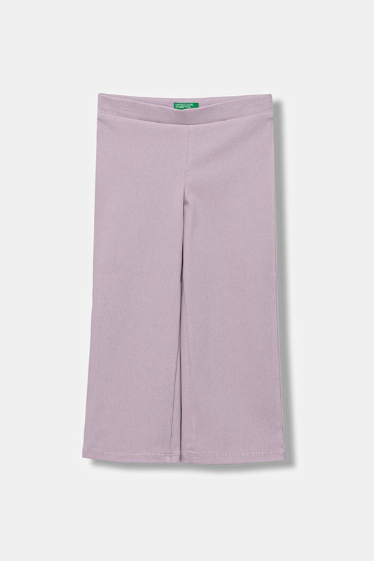 Παιδικό φούτερ United Colors of Benetton με ελαστάν μωβ 46D6GF02M.P.seasonal