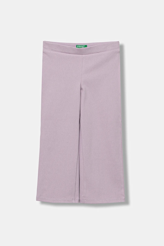 Dětské tepláky United Colors of Benetton pletenina fialová 46D6GF02M.P.seasonal