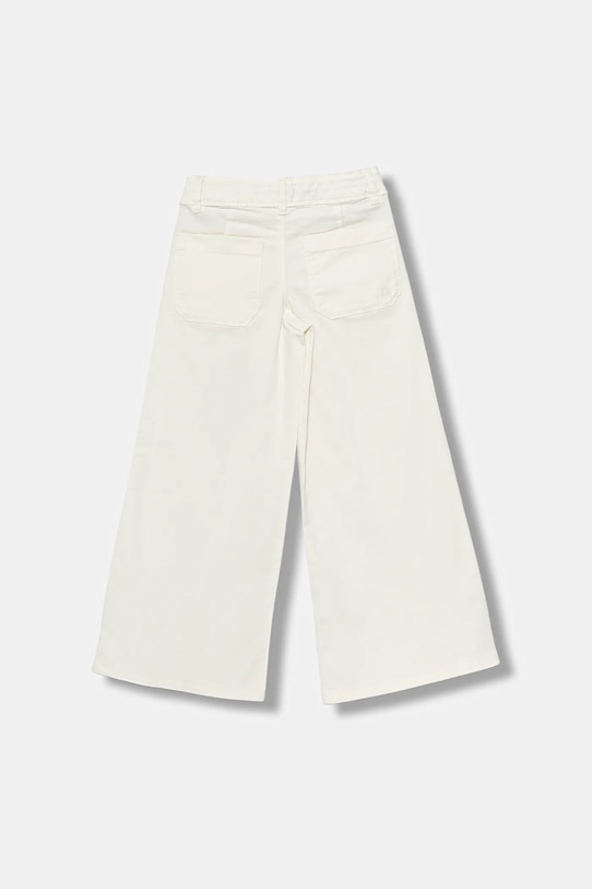 Dětské kalhoty United Colors of Benetton 4RHPCE04A.G.seasonal bílá AW25