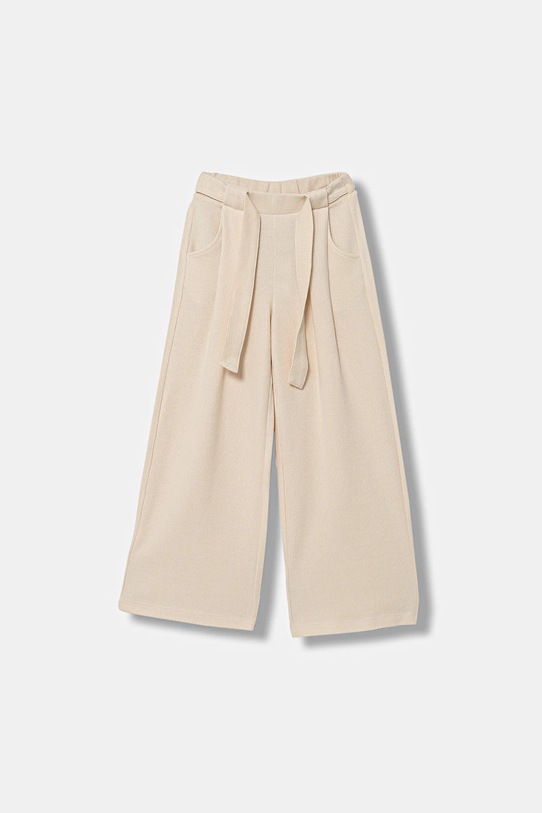 United Colors of Benetton pantaloni de trening pentru copii uni bej 3UODCF06F.G.seasonal