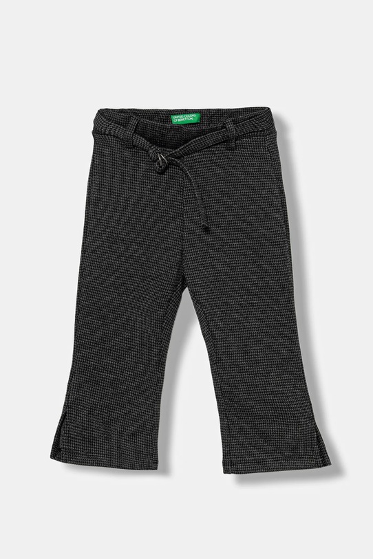 Παιδικό παντελόνι United Colors of Benetton με μοτίβο μαύρο 47W3GF02I.P.seasonal