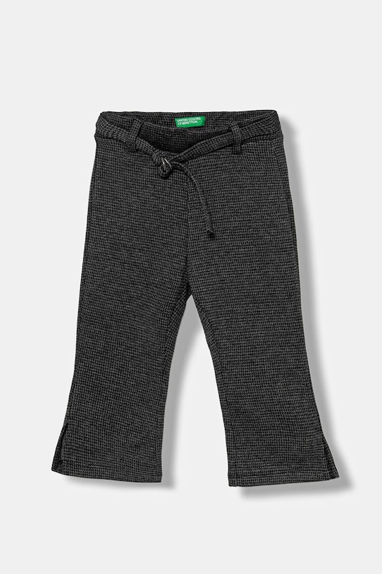 United Colors of Benetton pantaloni copii tricotaj negru 47W3GF02I.P.seasonal