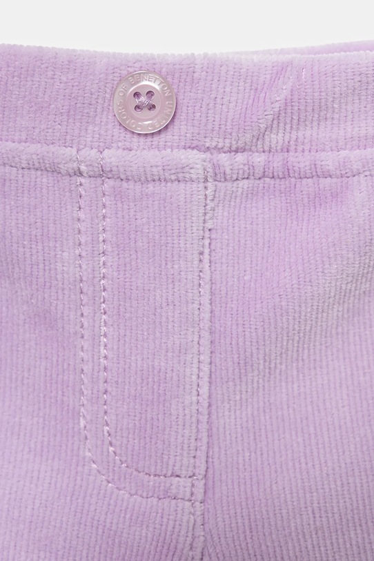 Dziewczynka United Colors of Benetton legginsy dziecięce 4DZBGE00L.P.reproposed fioletowy