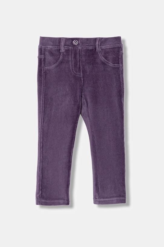 United Colors of Benetton spodnie dziecięce dzianina fioletowy 4DZBGE00L.P.Season.9BYA