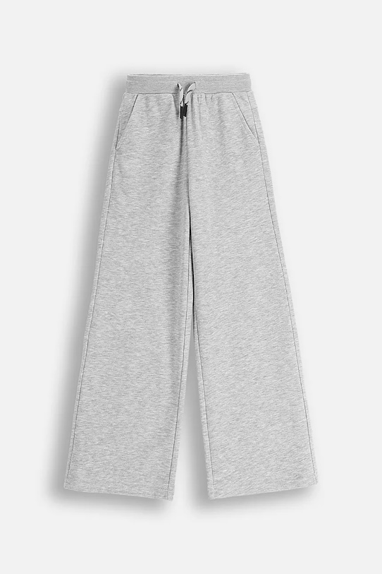 Coccodrillo spodnie dresowe bawełniane dziecięce ZC5120104RGJ szary AW25