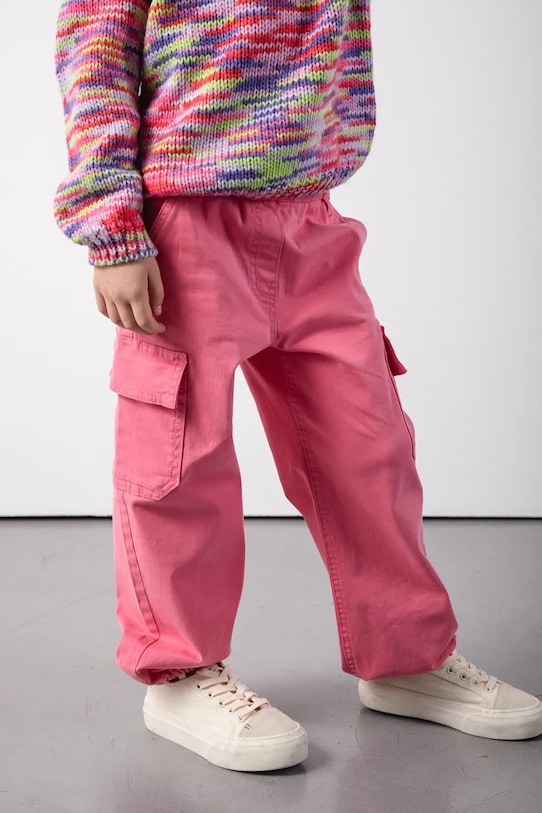 Detské bavlnené nohavice Coccodrillo ZC5119101RGK