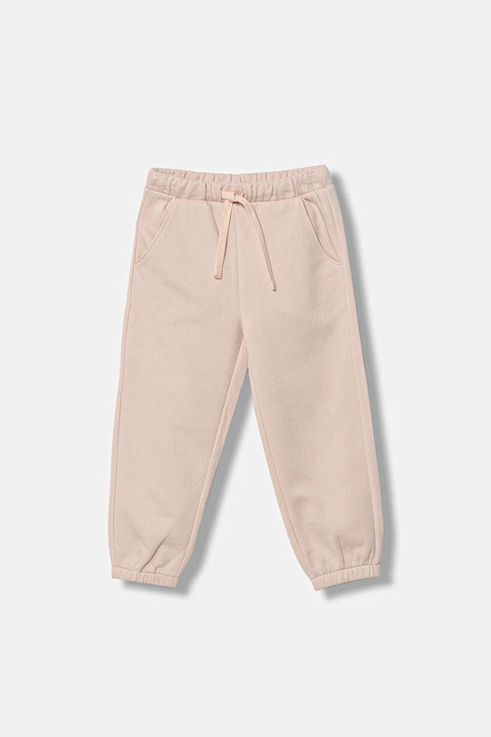 United Colors of Benetton spodnie dresowe dziecięce dzianina różowy 39M2GF04F.P.reproposed