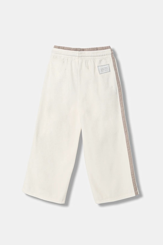 United Colors of Benetton spodnie dresowe dziecięce 3UAPCF06T.G.Seasonal beżowy AW25