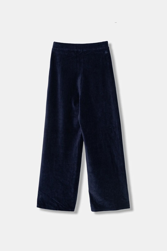 Детские спортивные штаны из велюра United Colors of Benetton 4DZBCF02Q.G.reprop.9BYA тёмно-синий AW25