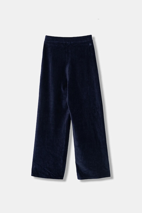Детские спортивные штаны из велюра United Colors of Benetton 4DZBCF02Q.G.reprop.9BYA тёмно-синий AW25