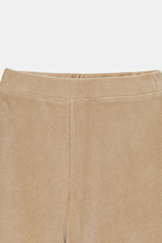 Dziewczynka United Colors of Benetton spodnie dresowe welurowe dziecięce 4DZBCF02Q.G.reprop.9BYA beżowy