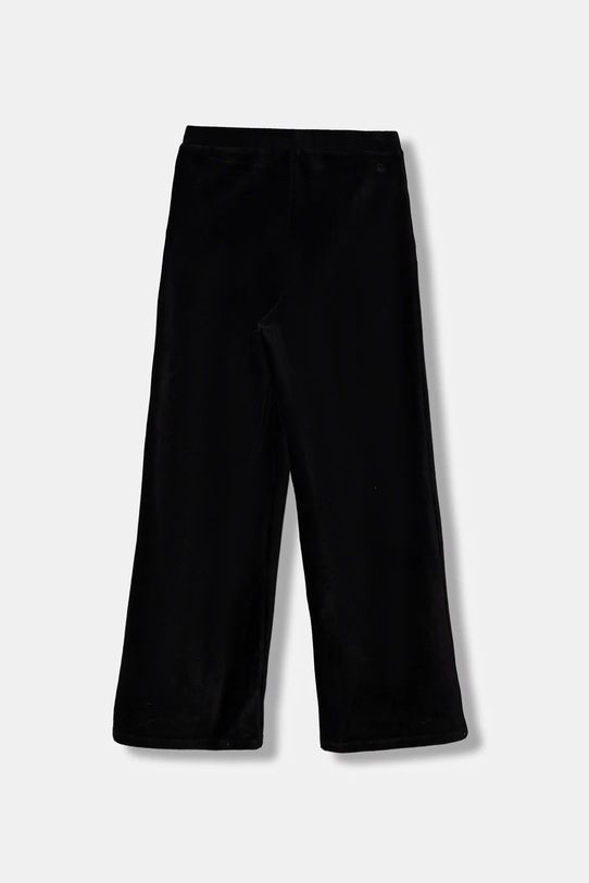 Dětské velurové tepláky United Colors of Benetton 4DZBCF02Q.G.reprop.9BYA černá AW25