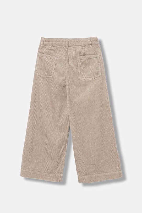 United Colors of Benetton spodnie sztruksowe dziecięce 4IZWCF05A.G.Seasonal brązowy AW25