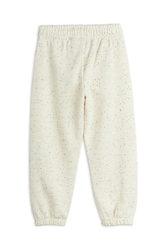 Băieți Mini Rodini pantaloni de trening din bumbac pentru copii Bird 2563011111 bej