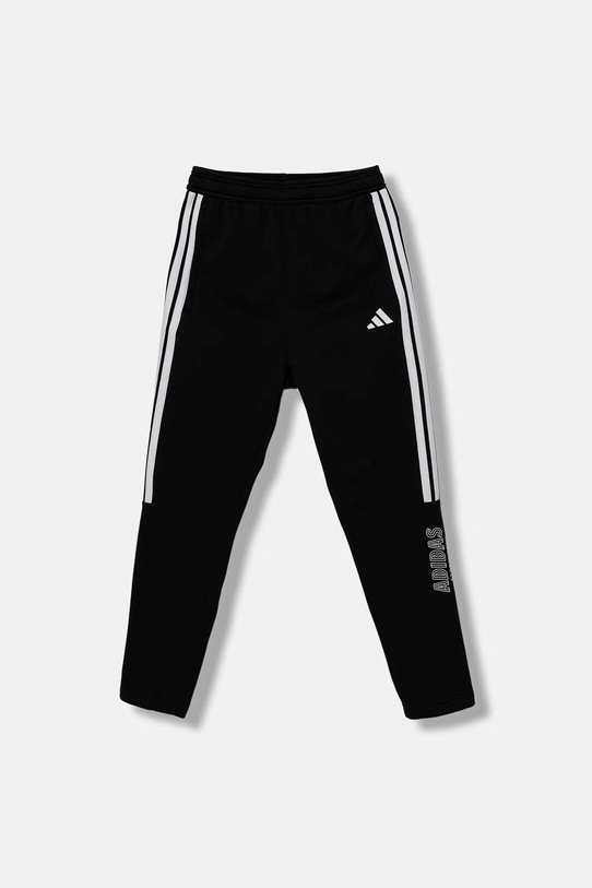 Παιδικό φούτερ adidas απλικέ μαύρο JM1514