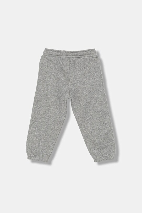 Diesel spodnie dresowe bawełniane dziecięce PXGIN TROUSERS J02461 szary AW25