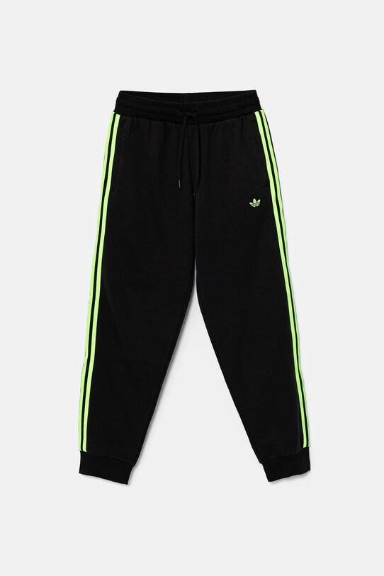 adidas Originals pantaloni de trening pentru copii tricotaj negru JV7796