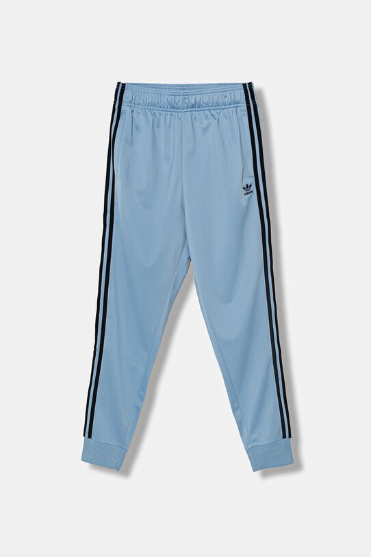 Dječji donji dio trenirke adidas Originals natpis plava JV8568