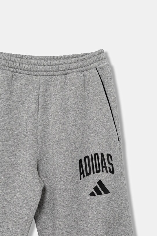 CHLAPEC Dětské tepláky adidas JW2386 šedá