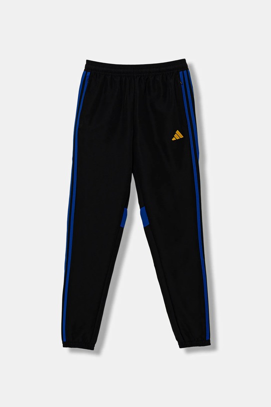 Detské tepláky adidas Performance látka čierna JX2225