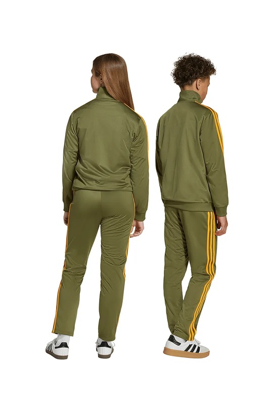 Детски спортен панталон adidas Originals JZ4079 зелен