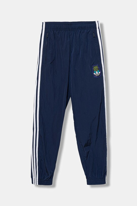 adidas Originals spodnie dresowe dziecięce MINECRAFT tkanina granatowy KD9837