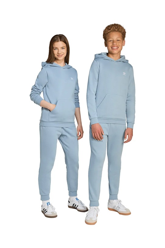 Παντελόνι φόρμας adidas Originals πλεκτό ύφασμα μπλε JX2743