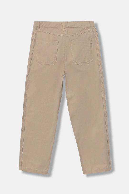 Otroške bombažne hlače adidas Originals JY2746 bež AW25