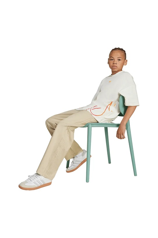 adidas Originals pantaloni de bumbac pentru copii JY2746