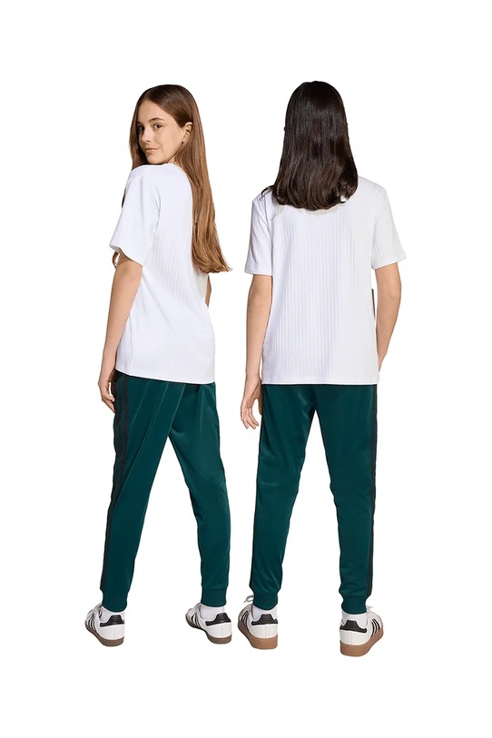 Παιδικό φούτερ adidas Originals JV8569 πράσινο AW25