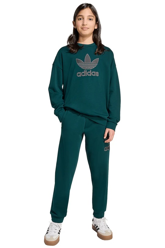 Παιδικό βαμβακερό παντελόνι adidas Originals JV8579