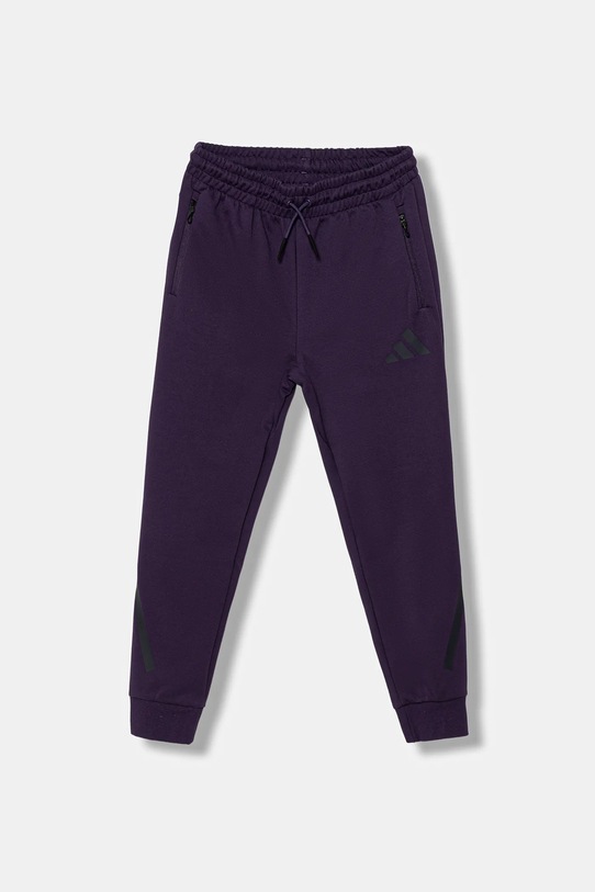 Otroški spodnji del trenirke adidas JW2429 vijolična AW25