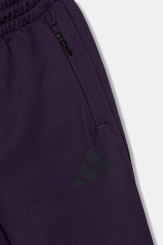 Otroški spodnji del trenirke adidas vijolična JW2429