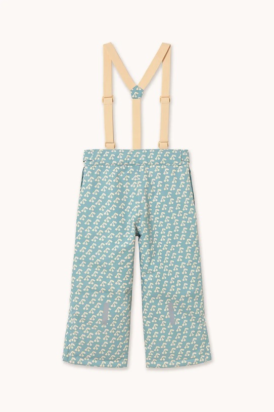 Chłopiec Tinycottons spodnie narciarskie dziecięce CHERRIES SNOW PANT AW25.052 niebieski