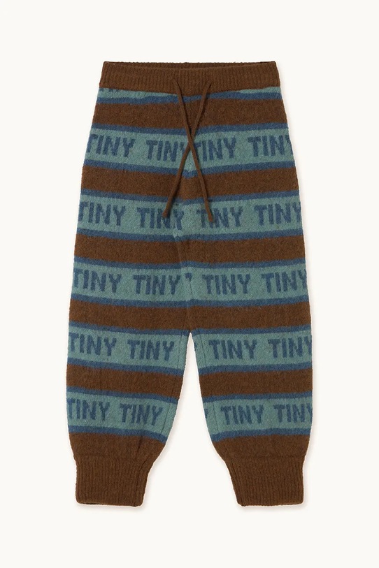 Tinycottons spodnie dresowe dziecięce TINY PANT AW25.123 brązowy AW25