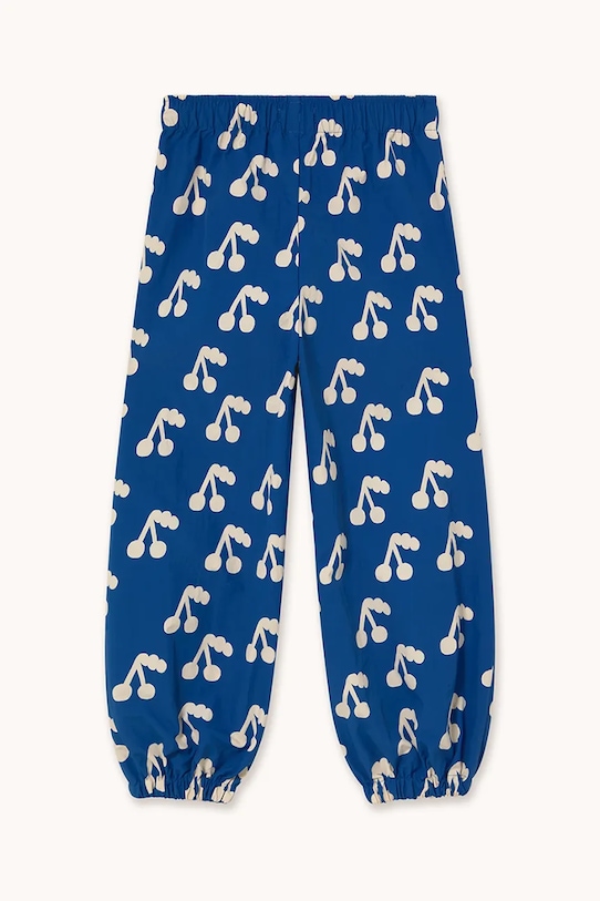 Chłopiec Tinycottons spodnie dresowe dziecięce CHERRIES WOVEN SWEATPANT AW25.189 niebieski