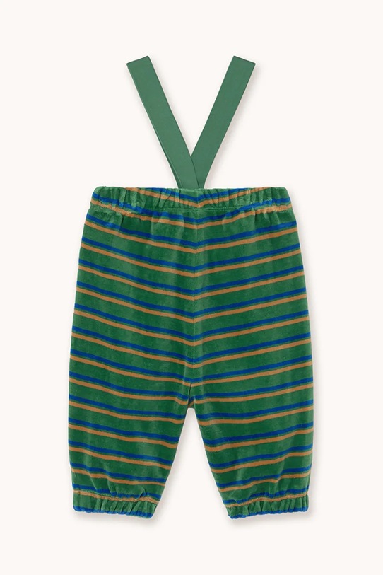 Βρεφικό φούτερ Tinycottons DUO STRIPES BABY SWEATPANT AW25.254 τιρκουάζ AW25